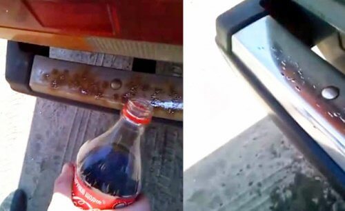 Coca cola pentru rugină