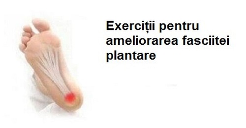 Ameliorarea simptomelor de fasciită plantară