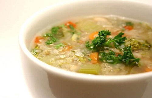 Supă din alimente care elimină mucusul 