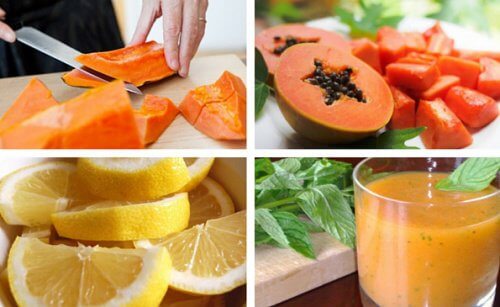 smoothie-papaya-lămâie Un smoothie cu papaya și lămâie detoxifică stomacul