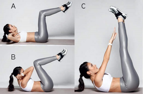 abdomenul-exerciții Exerciții pentru abdomenul plat