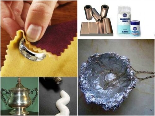 7 soluții pentru curățarea obiectelor din argint