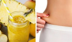 Smoothie cu ananas și țelină pentru slăbit