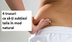 Cum să-ți subțiezi talia într-o săptămână