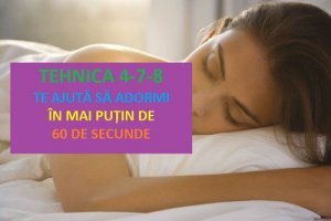 Tehnica 4-7-8 te ajută să adormi într-un minut