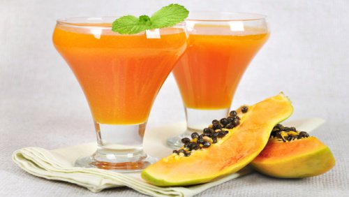 Papaya și kiwi într-un smoothie cu beneficii pentru tine