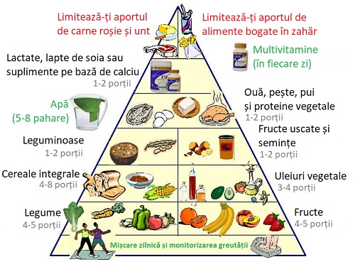 Piramida alimentară te ajută să ai o viață sănătoasă