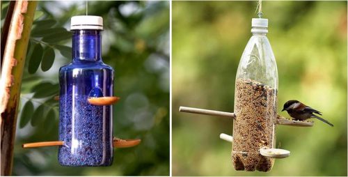 Reciclarea sticlelor de plastic în recipient de hrană