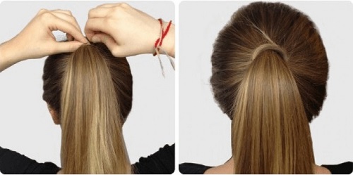 Coada de cal pe lista de coafuri simple pentru un look superb
