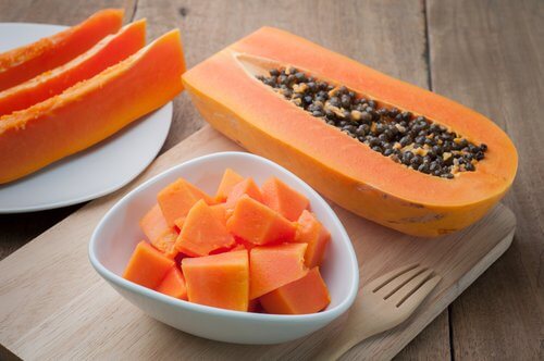 Smoothie pentru sistemul digestiv cu papaya ecologic