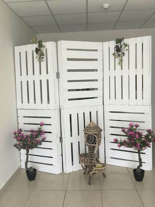 Separatoare de cameră elegante din materiale reciclate