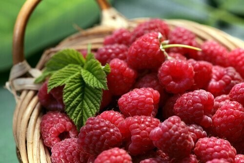 Zmeură ca ingredient în băuturi detoxifiante care ajută la slăbit