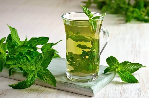 Remedii naturale pentru vertij precum ceaiul de mentă și izmă bună