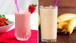 5 smoothie-uri cu banane și căpșune