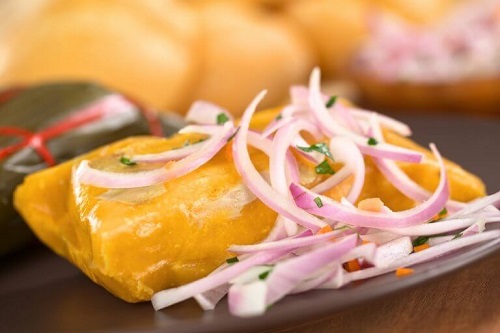 Rețetă de tamale de casă cu ceapă roșie
