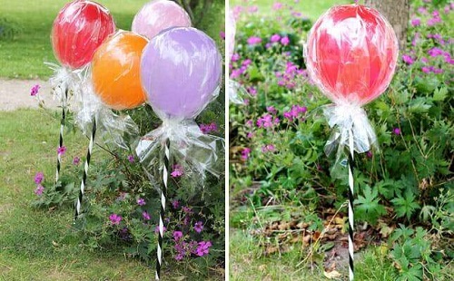 Decorațiuni cu baloane tip acadele