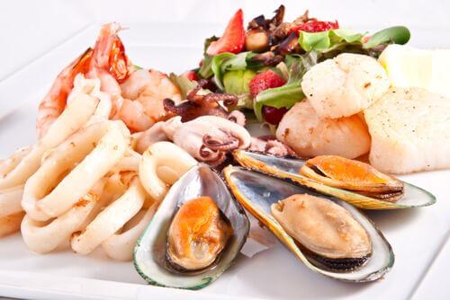 Fructe de mare asortate