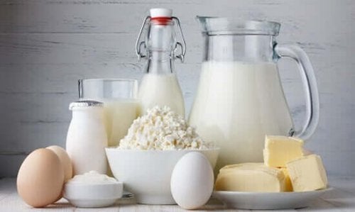 Ouă și lactate bogate în calciu