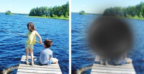 Vedere normală versus cea afectată de degenerescența maculară legată de vârstă