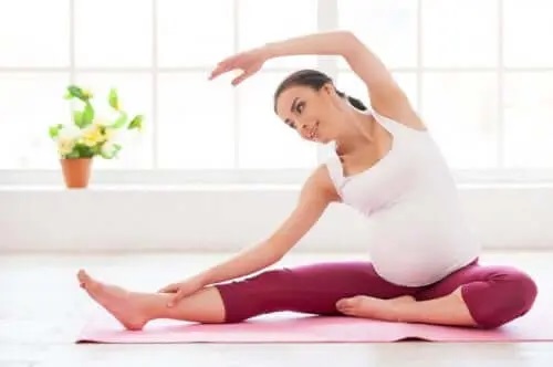 Femeie care ține sub control depresia postpartum prin sport