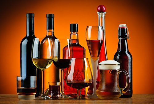 Sticle de alcool