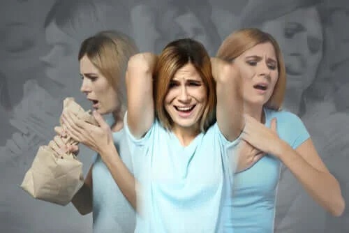 Fată care suferă de anxietate
