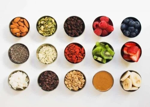 Ingrediente pentru smoothie bowl