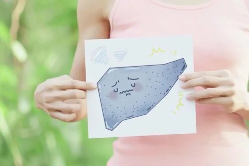 Imagine cu un ficat trist