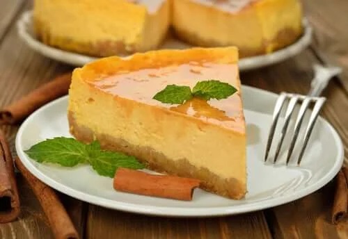 Cheesecake cu caramel