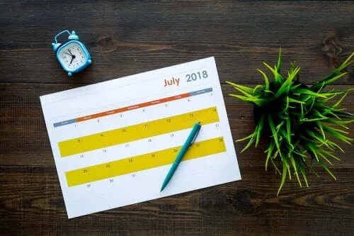 Calendar pentru treburile casnice