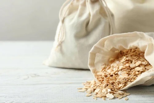 Săculeț cu fulgi de ovăz