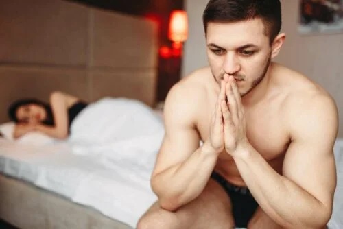 Cuplu care are dificultăți sexuale
