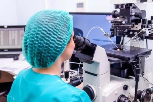 Medic care analizează cauzele astenozoospermiei