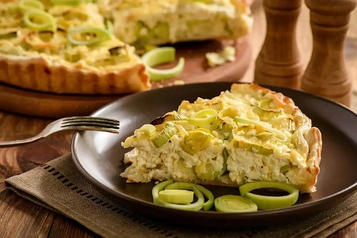 Quiche cu praz