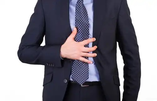 Bărbat cu gastrită