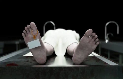 Cadavru la morgă