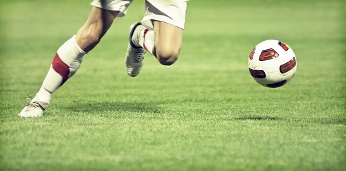 Fotbalist pe teren