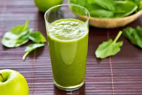 Shake verde pentru ficatul gras