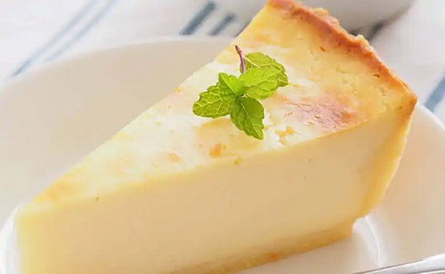 Cheesecake în friteuza cu aer cald cu aromă de vanilie