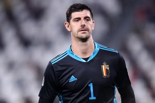 Thibaut Courtois pe teren