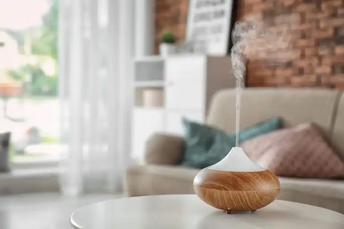 Aromatizator în living