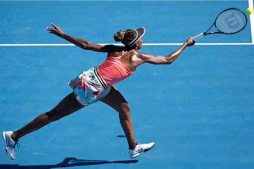Serena Williams pe teren
