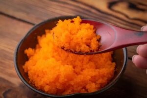 Masago sau icrele de pește capelin: nutrienți și utilizări