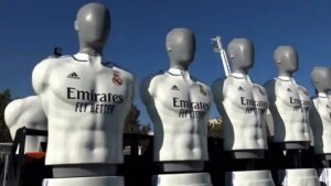 Bariera de antrenament pentru lovituri libere de la Real Madrid