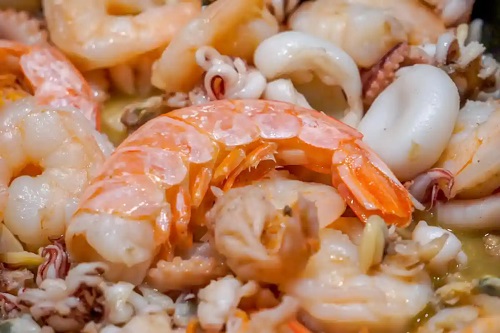 Fructe de mare gătite