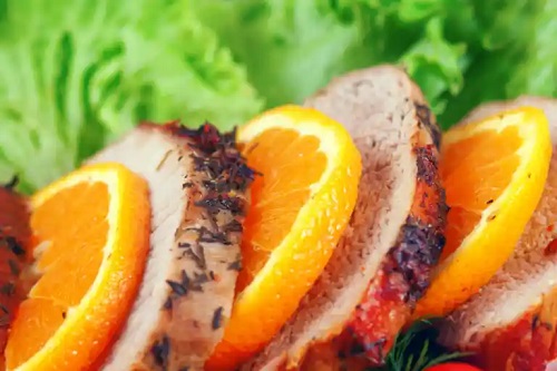 Rețetă de mușchi de porc cu portocale