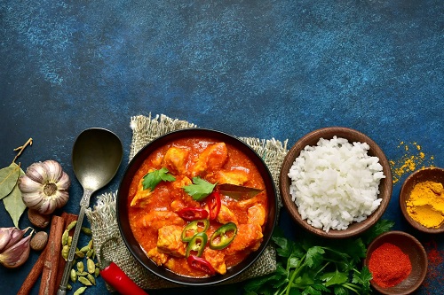 Mâncare indiană delicioasă