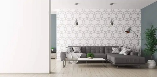 Cum se folosește tapetul geometric în decorarea casei