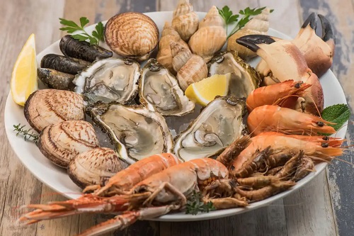 Fructe de mare cu finger lime