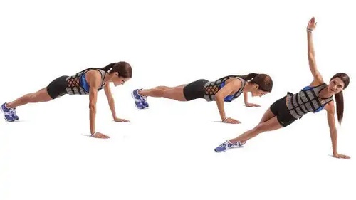 Femeie care face exerciții pentru grăsimea de pe burtă